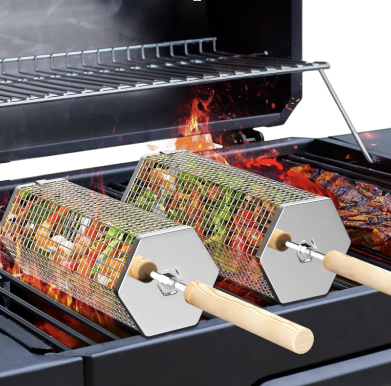 GRILLCATCH Grill Baskets (2PCS, Hexagon) - Image 2