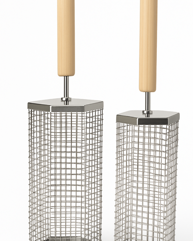 GRILLCATCH Grill Baskets (2PCS, Hexagon)