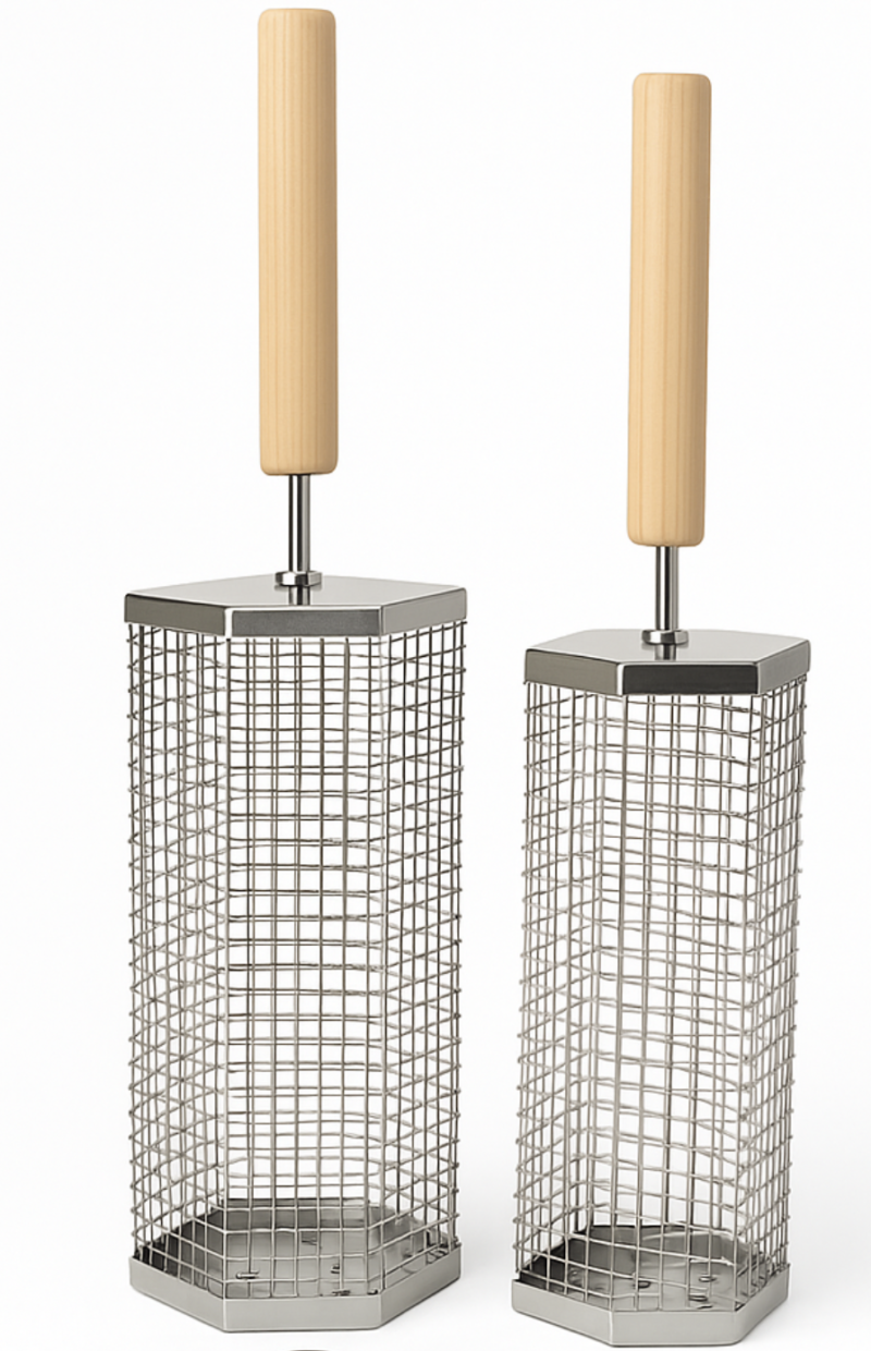 GRILLCATCH Grill Baskets (2PCS, Hexagon)